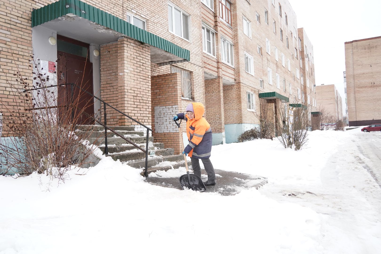 снегоуборка, благоустройство, управляющая компания, Рошаль,