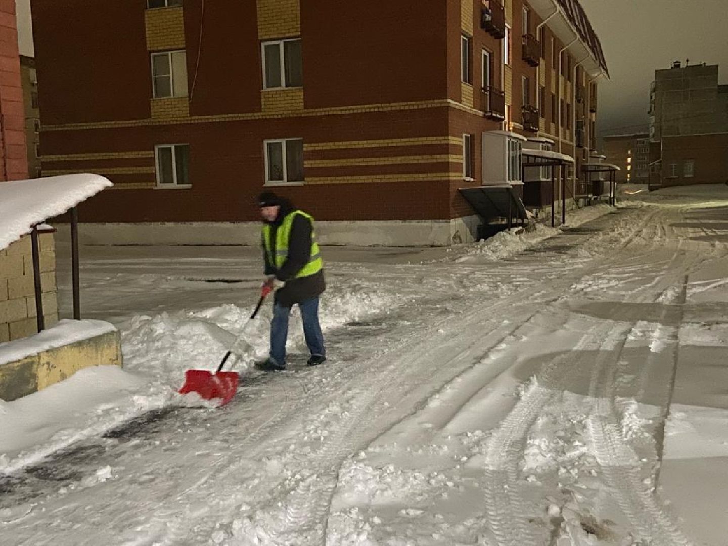 снегоуборка, благоустройство, управляющая компания, Рошаль,