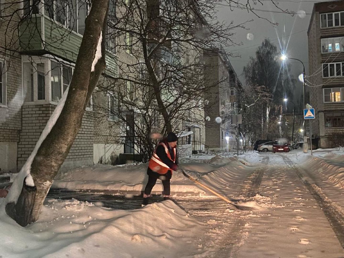 снегоуборка, благоустройство, управляющая компания, Рошаль,