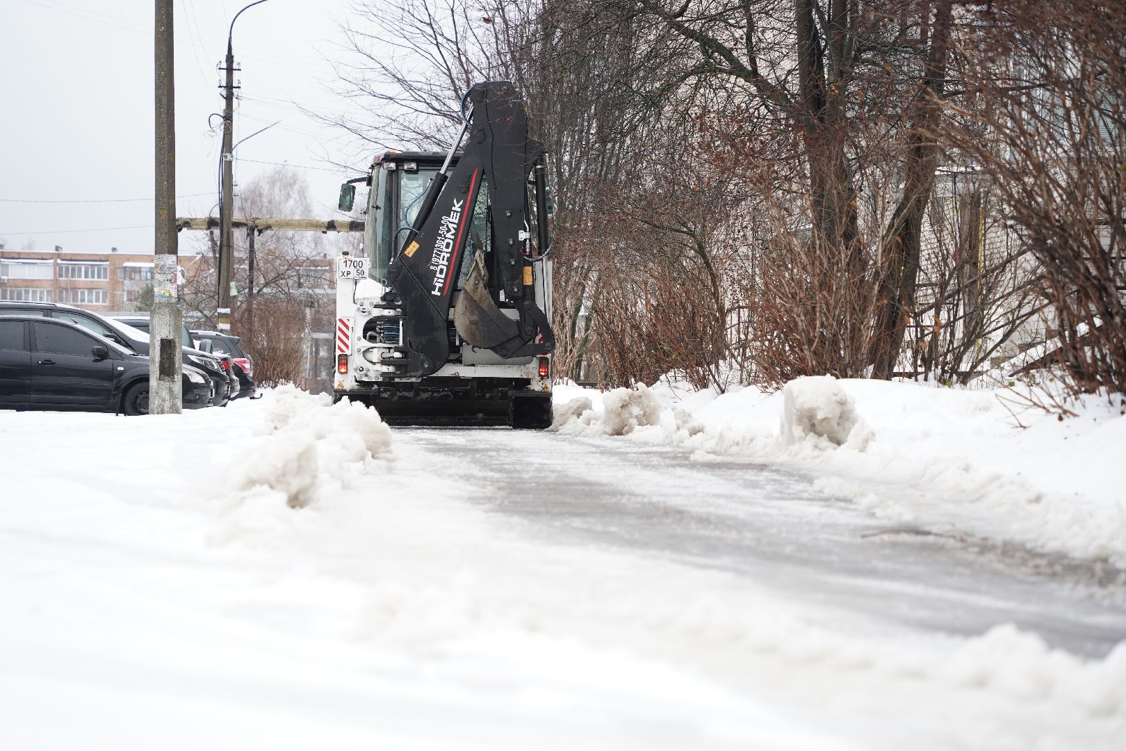 снегоуборка, благоустройство, управляющая компания, Рошаль,