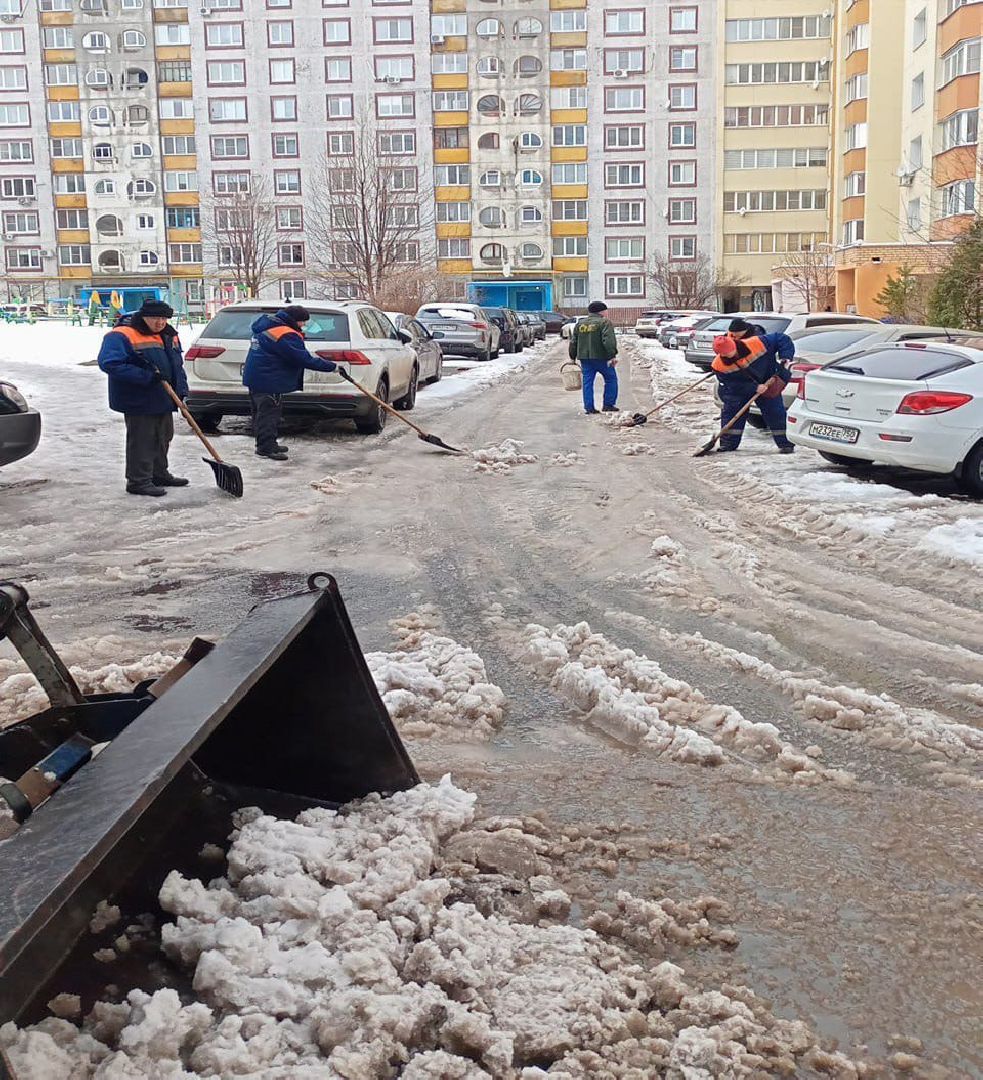 Коломна, снегопад, уборка снега, коммунальные службы,