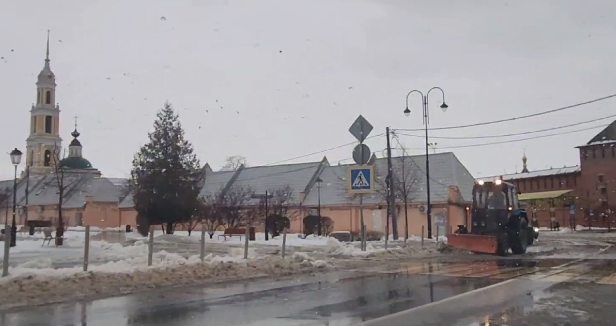 Коломна, снегопад, уборка снега, коммунальные службы,