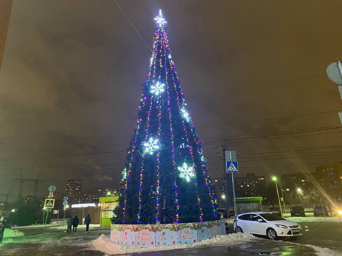 Реутов, новый год, украшение, свет, огни, елки,гирлянды,