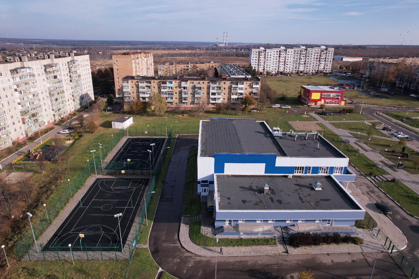 олимп, кашира, спорт,видео с коптера,