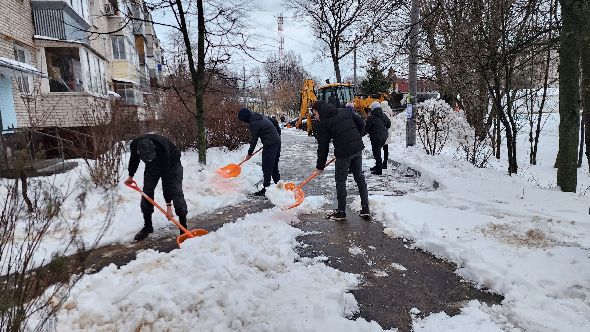 Подольск, Уборка, студенты,