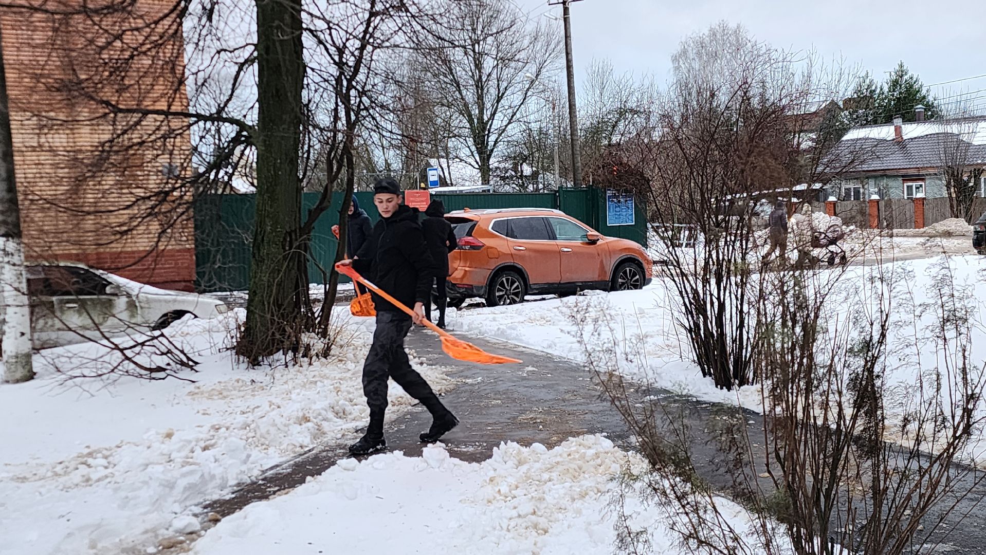 Подольск, Уборка, студенты,