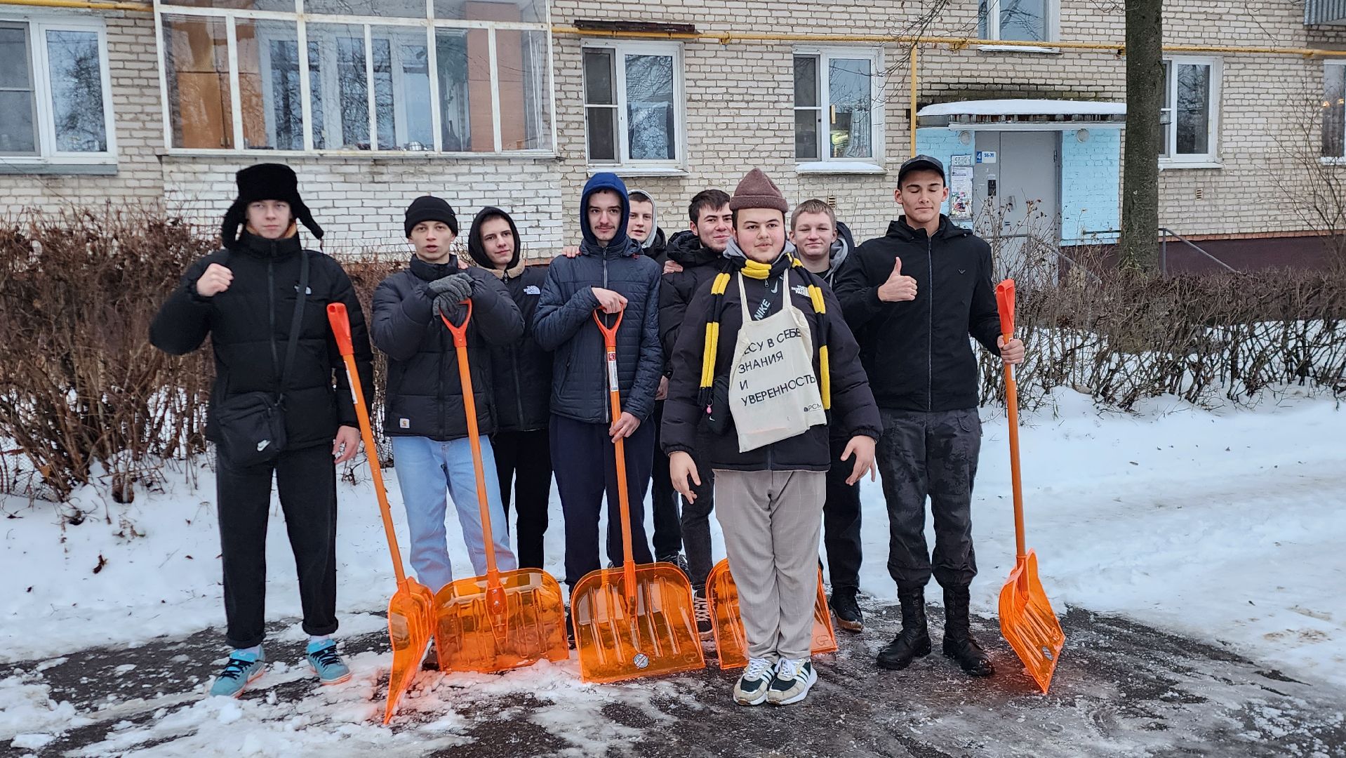 Подольск, Уборка, студенты,