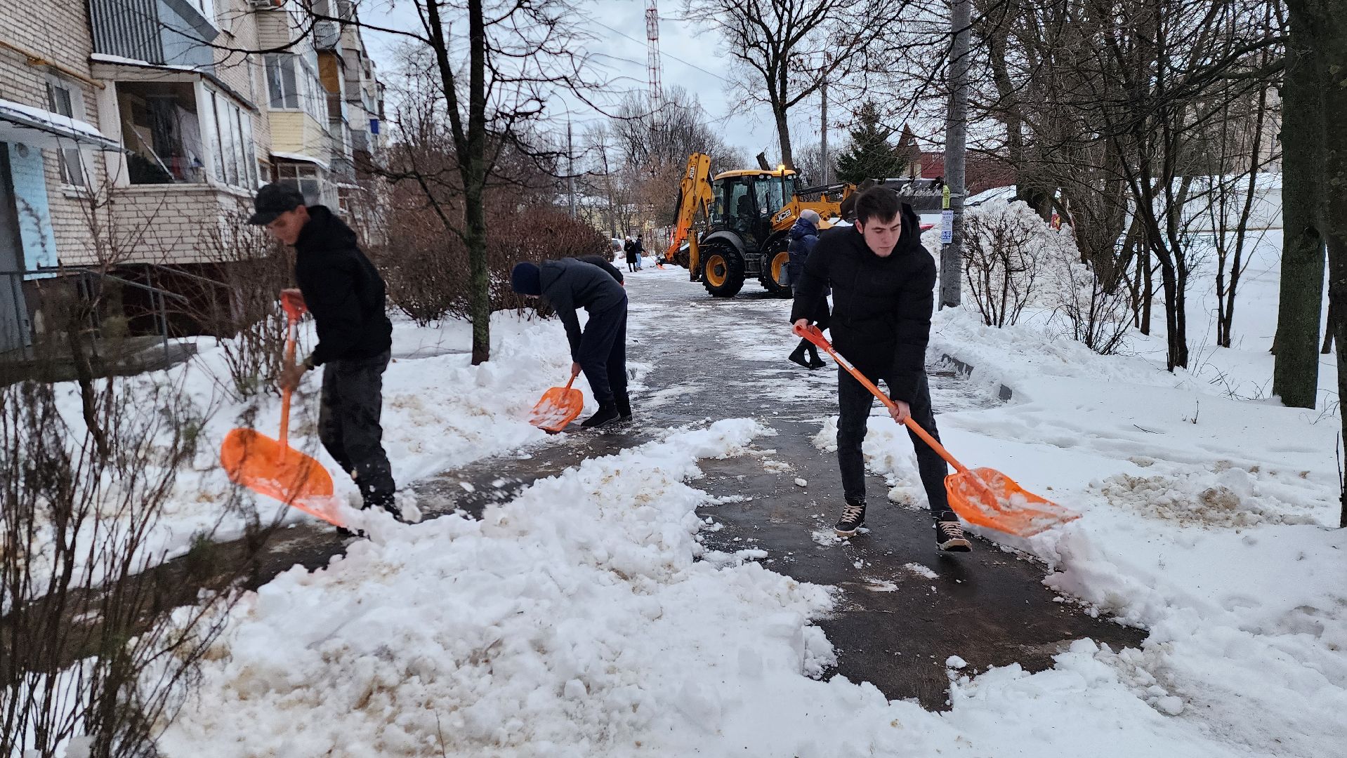 Подольск, Уборка, студенты,