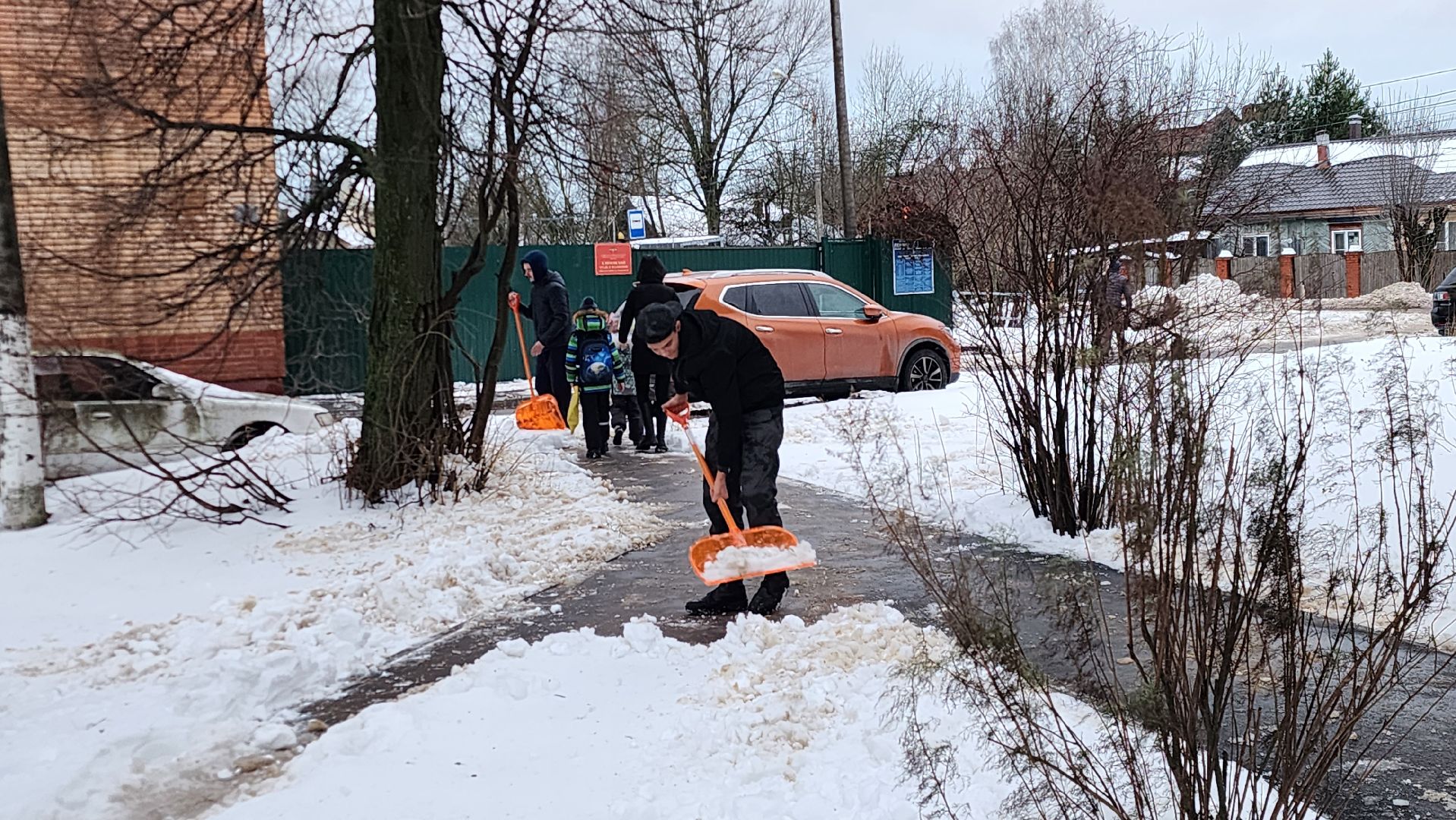 Подольск, Уборка, студенты,