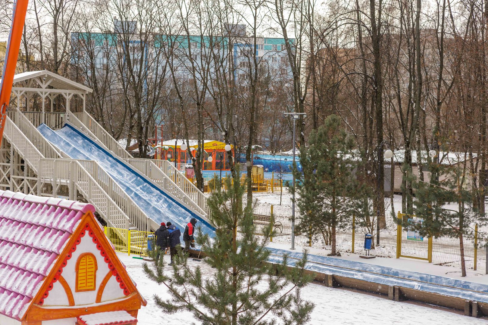 люберцы, наташинский парк, новогодняя елка,