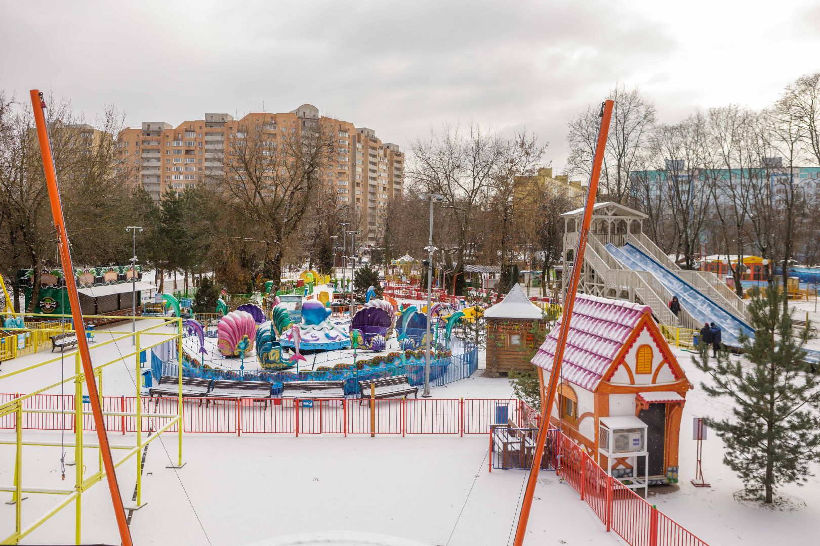 люберцы, наташинский парк, новогодняя елка,