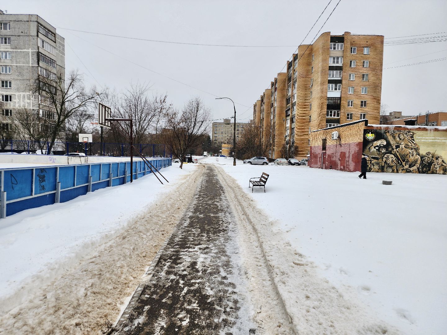 снегопад, жкх, уборка снега,фрязино,