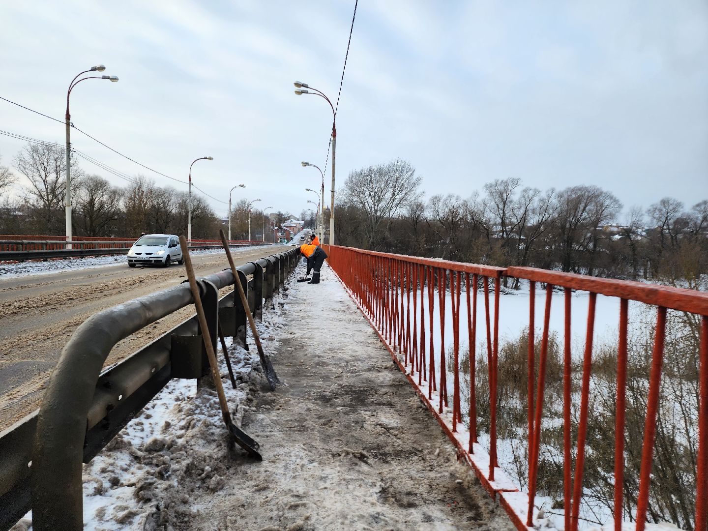 серпухов, подмосковье, убирают снег, благоустройство,