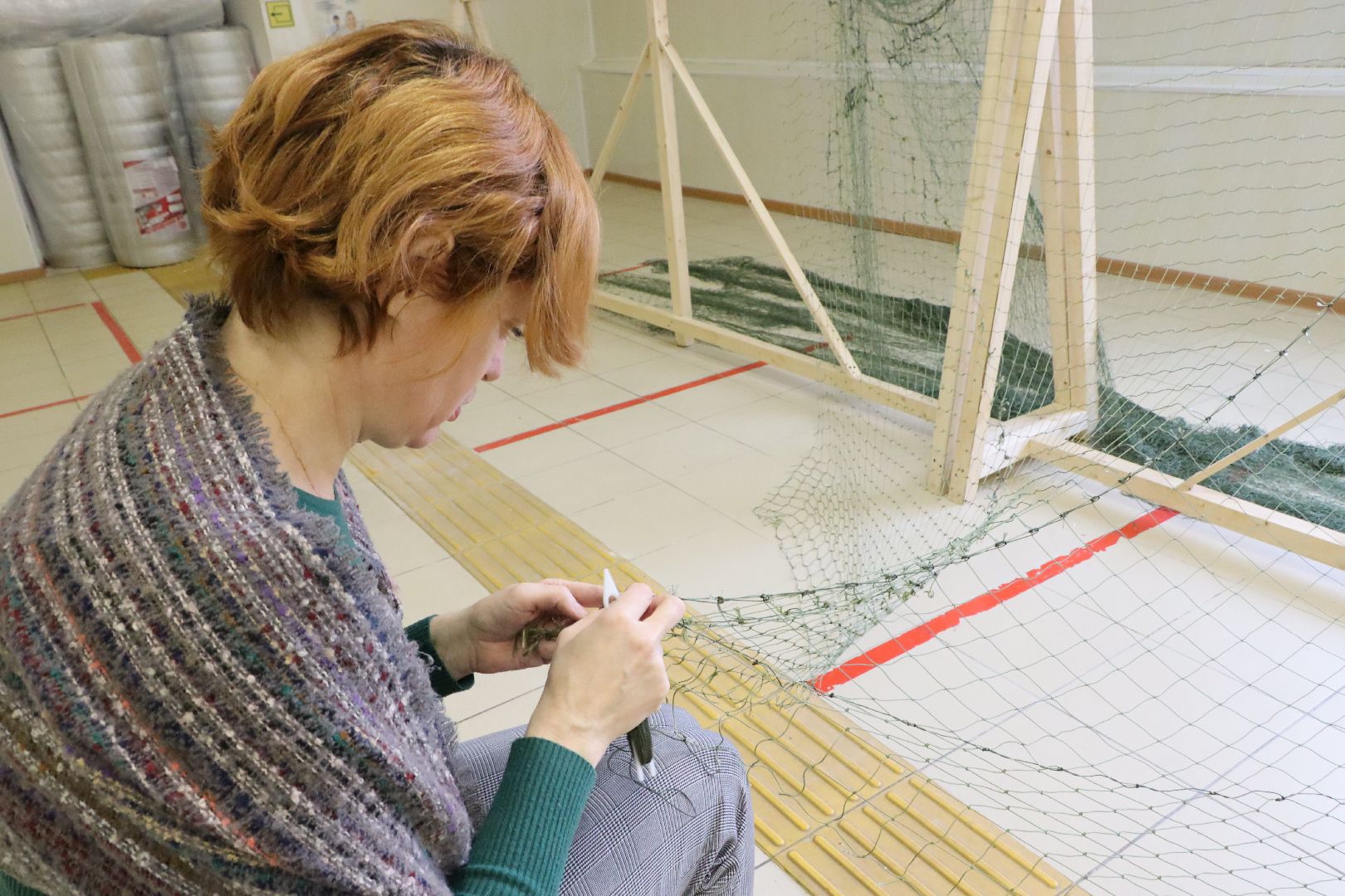 Серебряные Пруды, волонтеры, своих не бросаем, маскировочные сети,