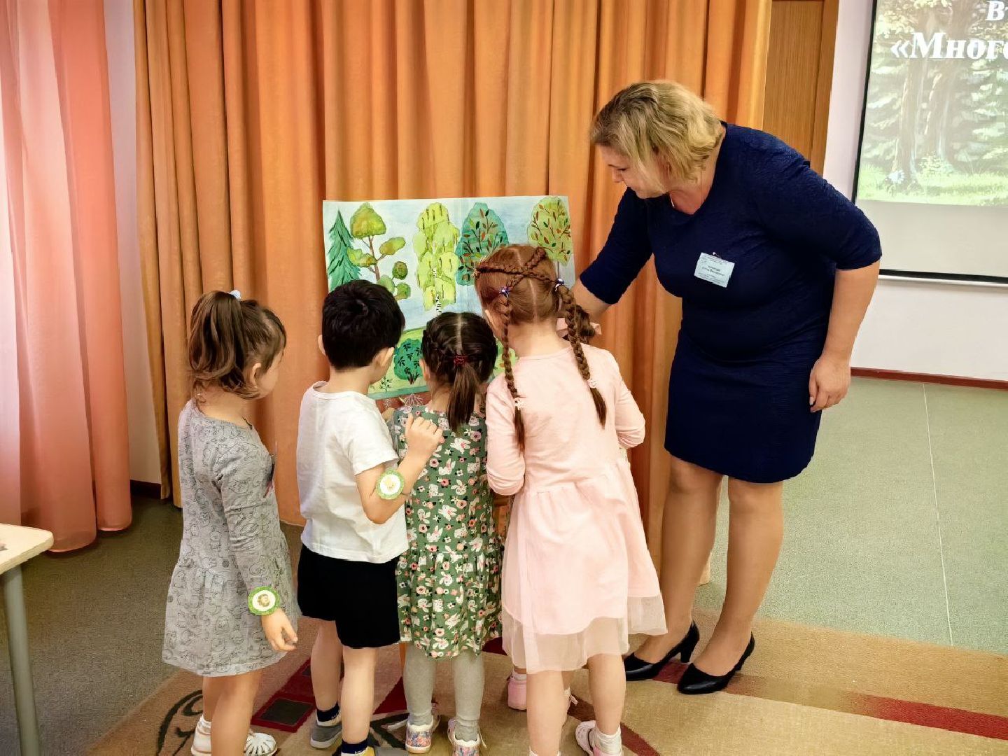 конкурс, испытание, задание, воспитатель года, дети, Детский сад,