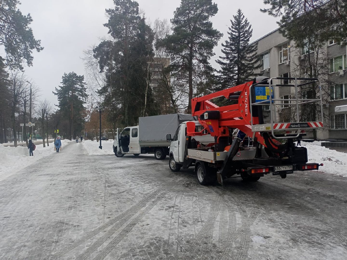 новый год, украшения, протвино, иллюминация, комбинат благоустройства,