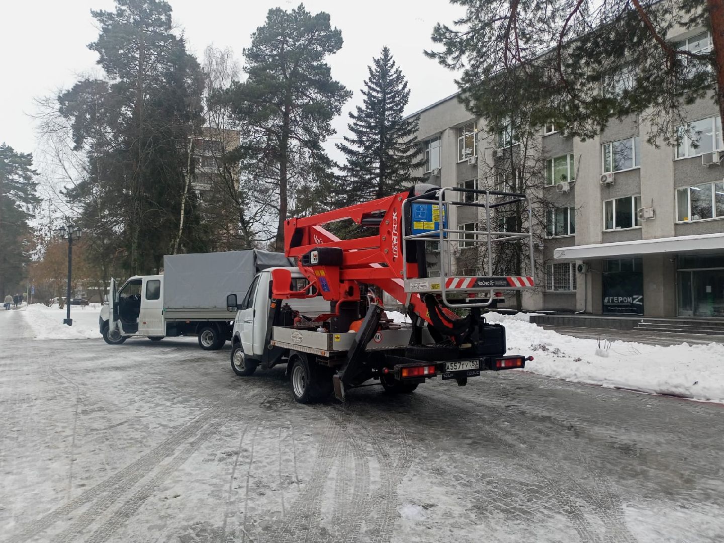 новый год, украшения, протвино, иллюминация, комбинат благоустройства,