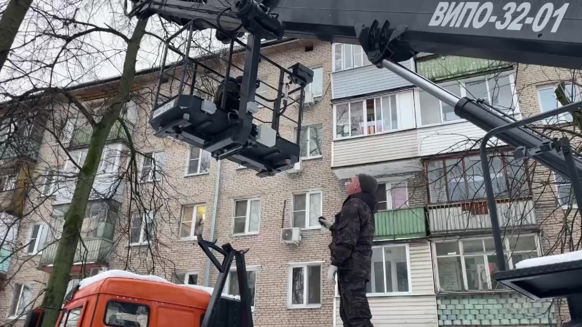 Реутов, кошка, дерево, спасение, операция,люлька,