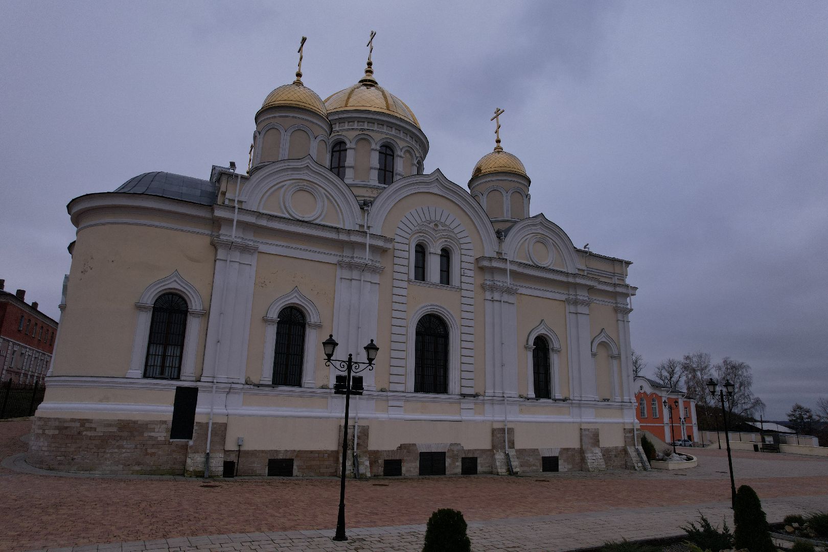 кашира, монастырь,видео с коптера,