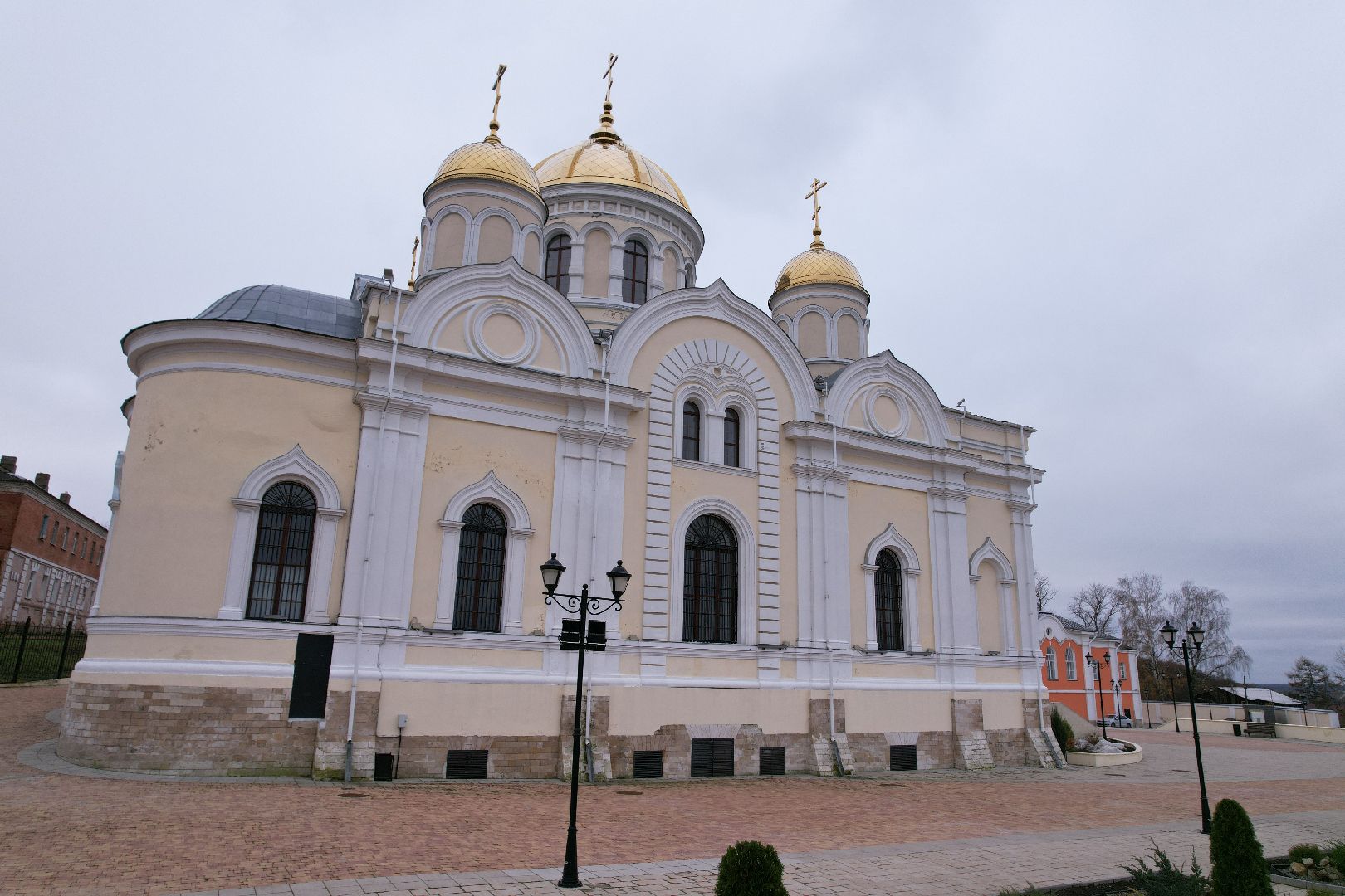 кашира, монастырь,видео с коптера,