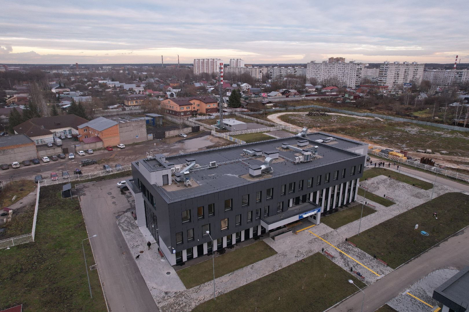 ногинск, скорая,видео с коптера,