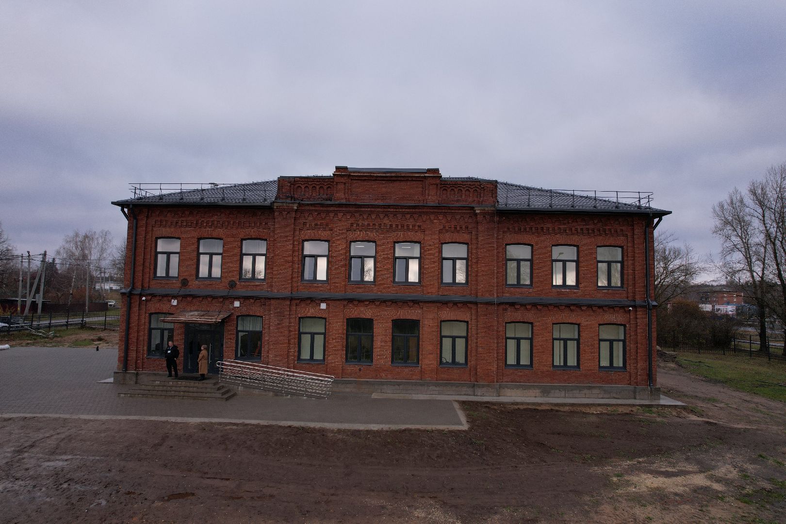 школа, озеры,видео с коптера,