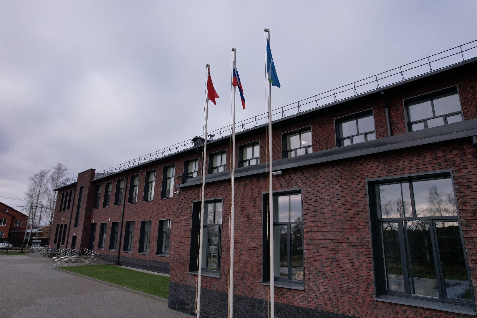 школа, озеры,видео с коптера,