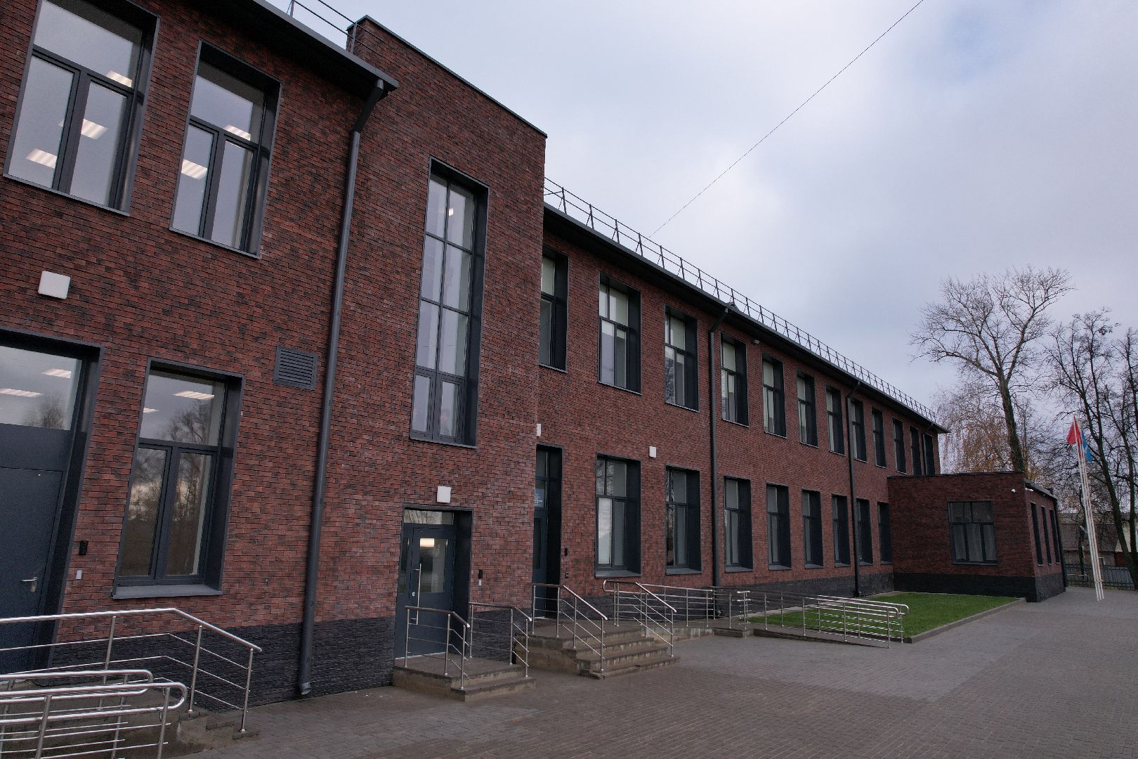 школа, озеры,видео с коптера,