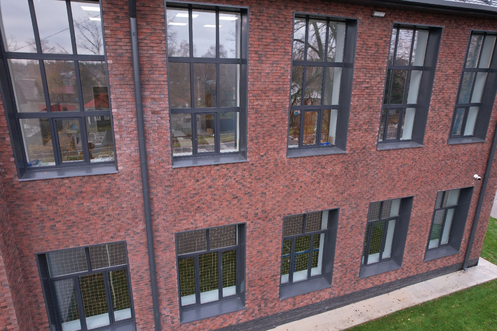 школа, озеры,видео с коптера,