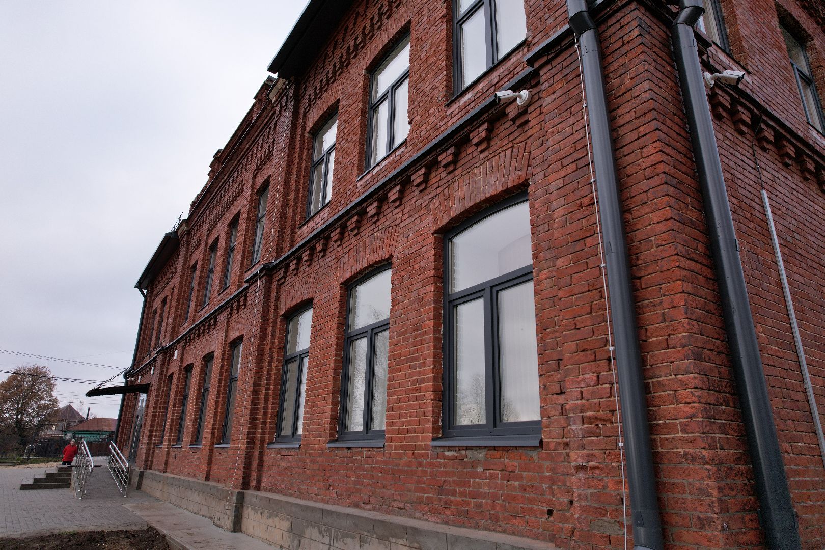 школа, озеры,видео с коптера,