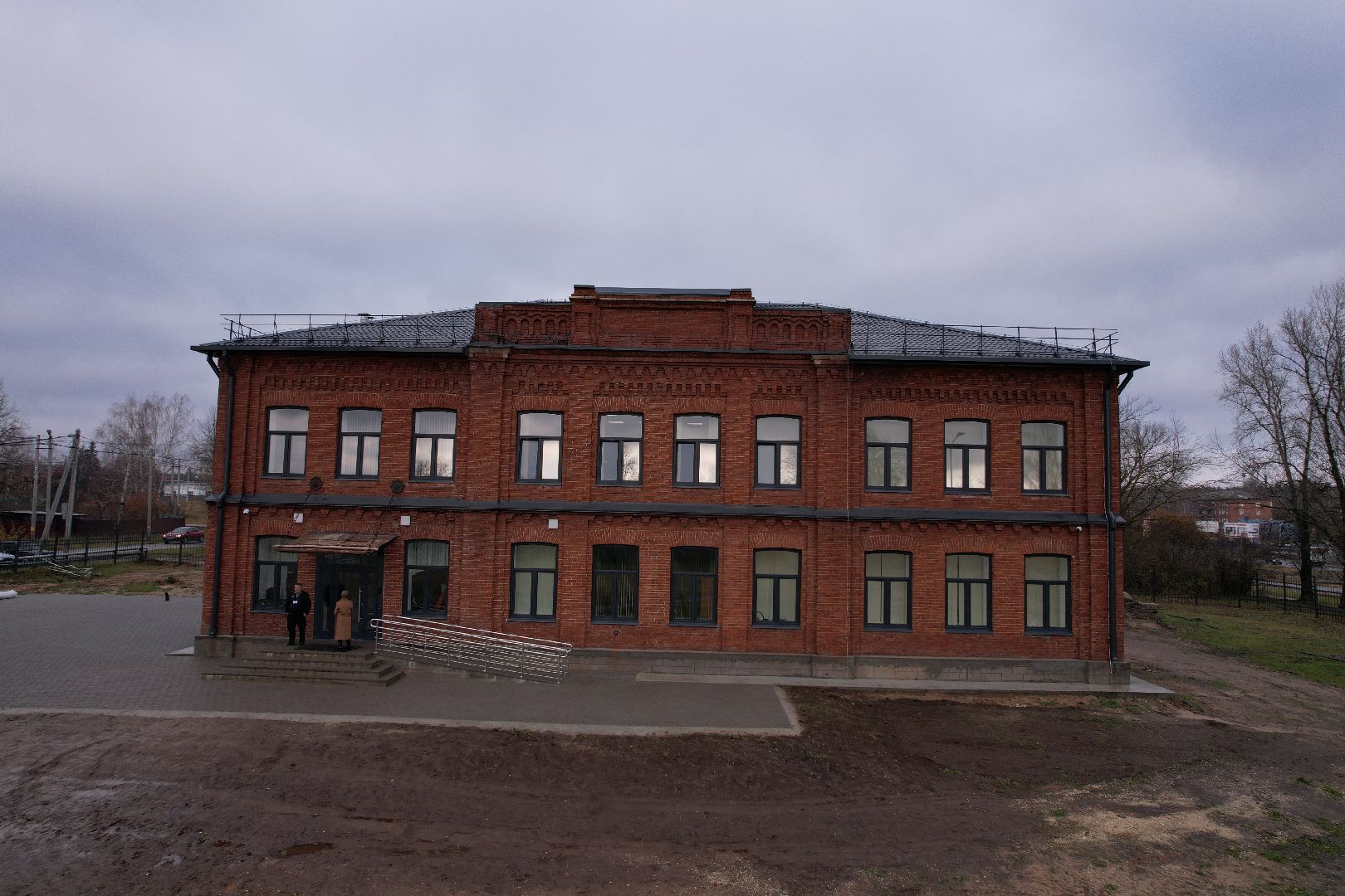 школа, озеры,видео с коптера,