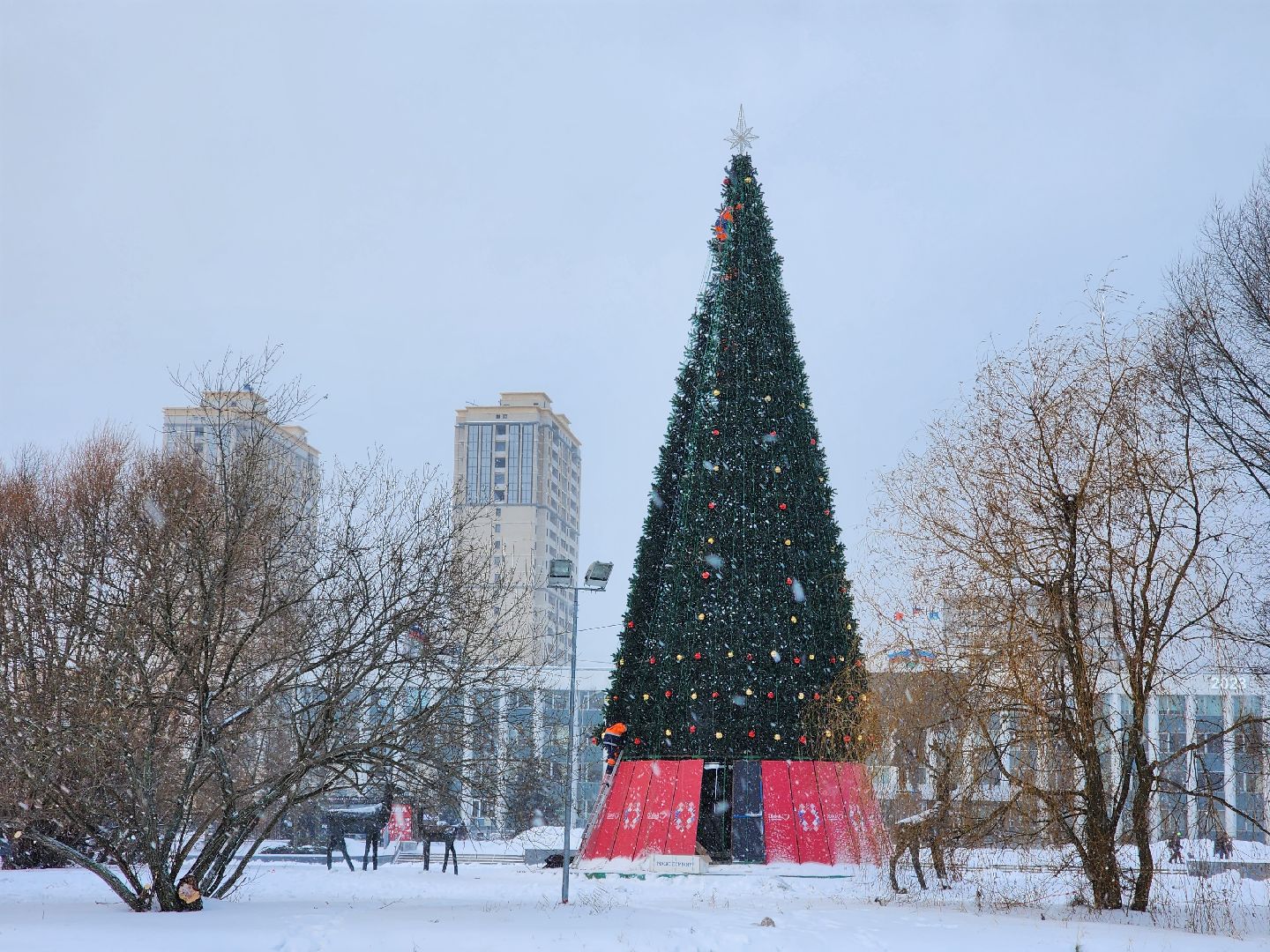 одинцово, благоустройство, елка, новый год,