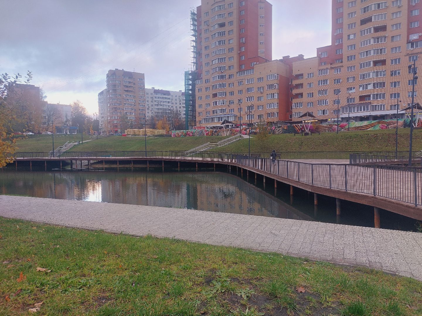 чехов, пруды,видео с коптера,