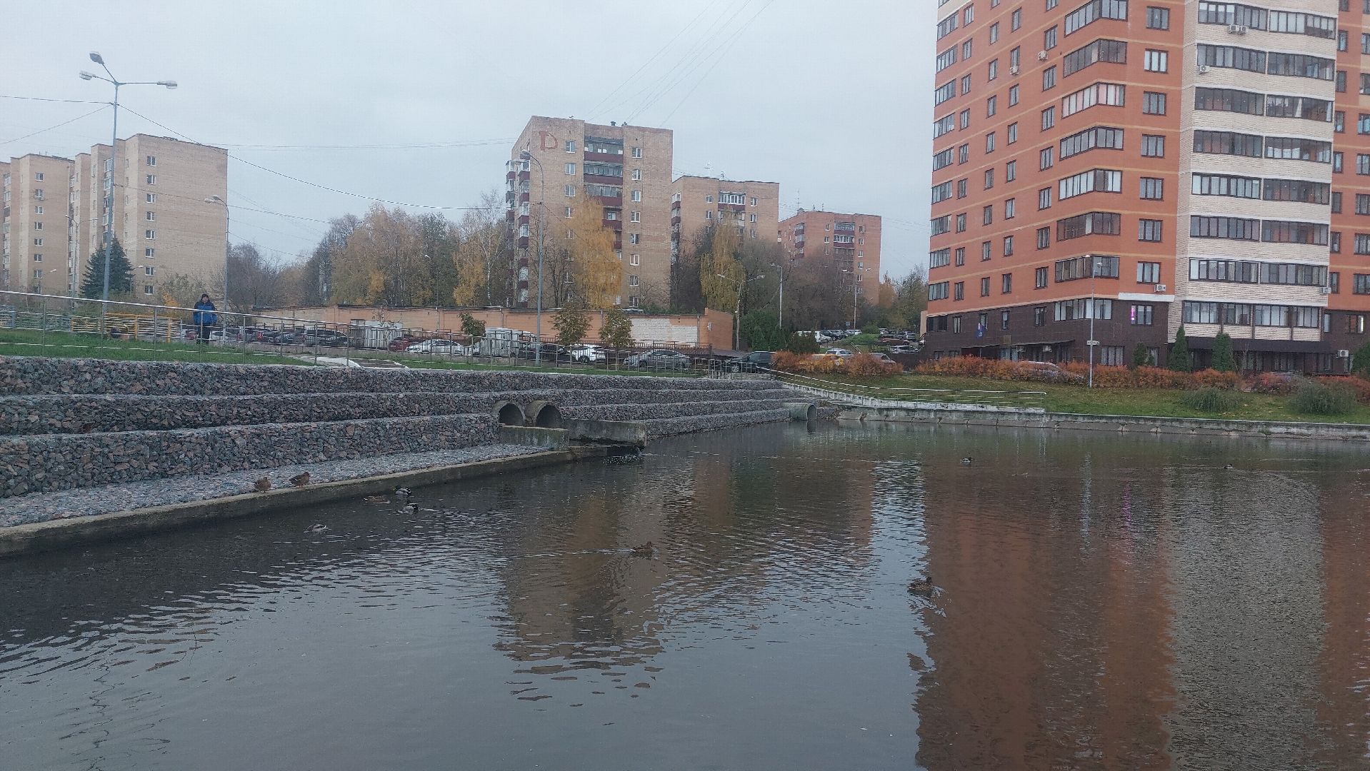 чехов, пруды,видео с коптера,