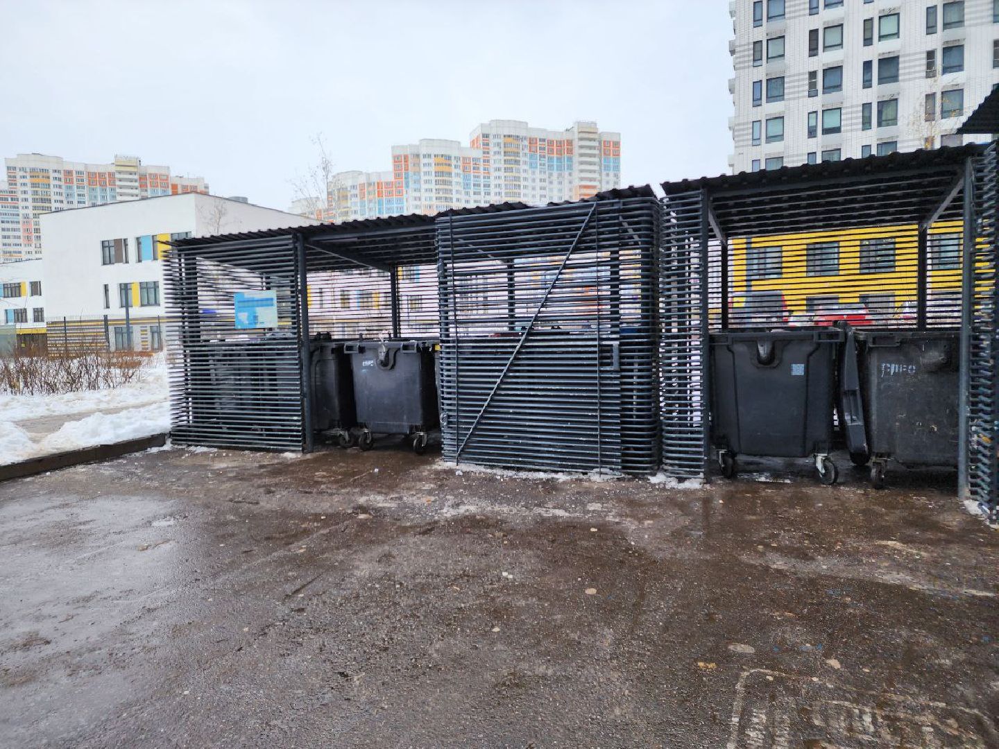 мытищи, улица Мира, контейнерная площадка, жкх, вывоз мусора,