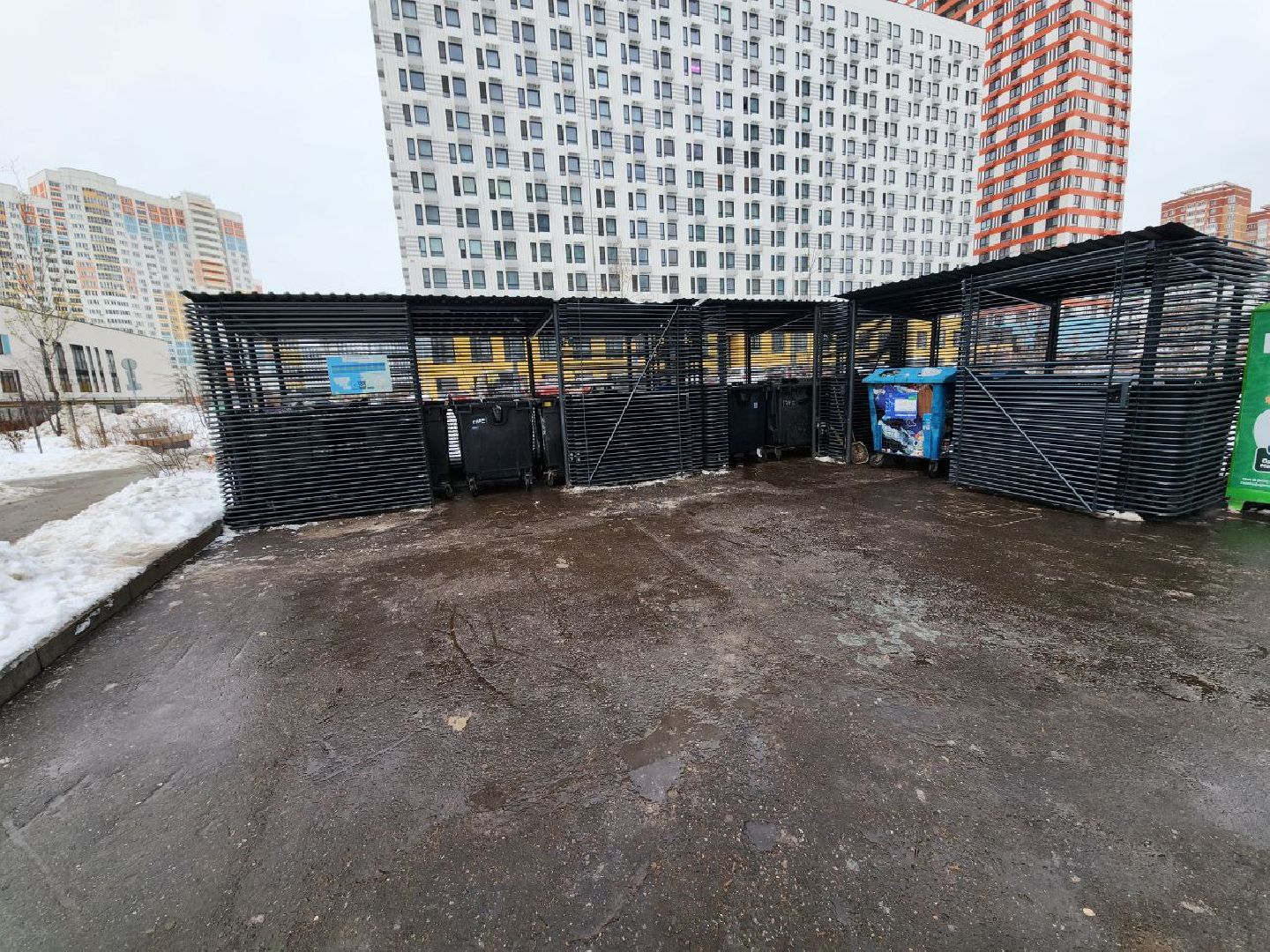 мытищи, улица Мира, контейнерная площадка, жкх, вывоз мусора,