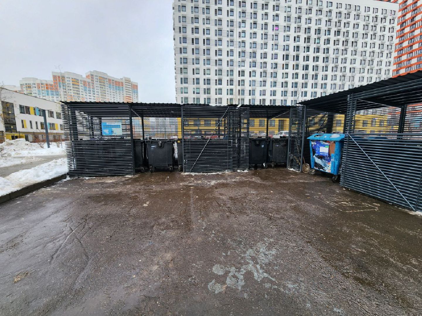 мытищи, улица Мира, контейнерная площадка, жкх, вывоз мусора,