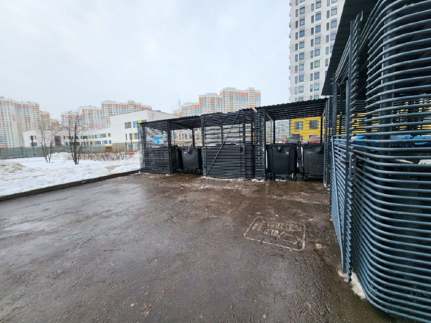 мытищи, улица Мира, контейнерная площадка, жкх, вывоз мусора,