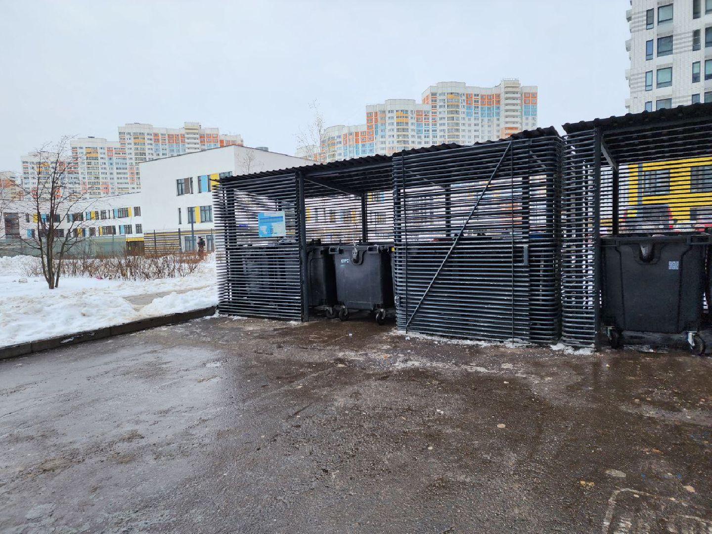 мытищи, улица Мира, контейнерная площадка, жкх, вывоз мусора,