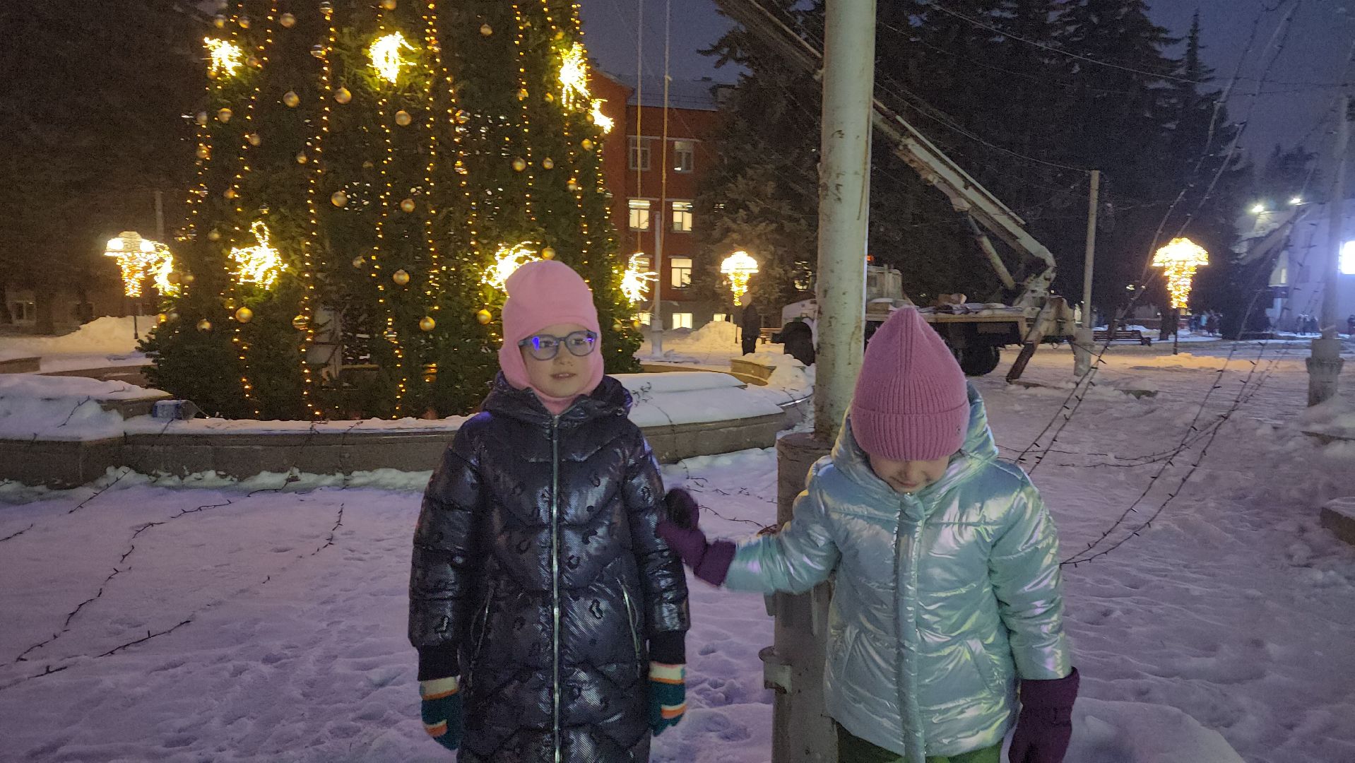 долгопрудный, новый год, ёлка, иллюминация,