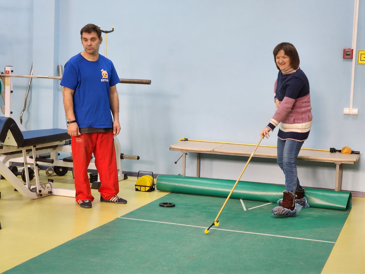 Подольск, лица с ОВЗ, шаффлборд, спорт,