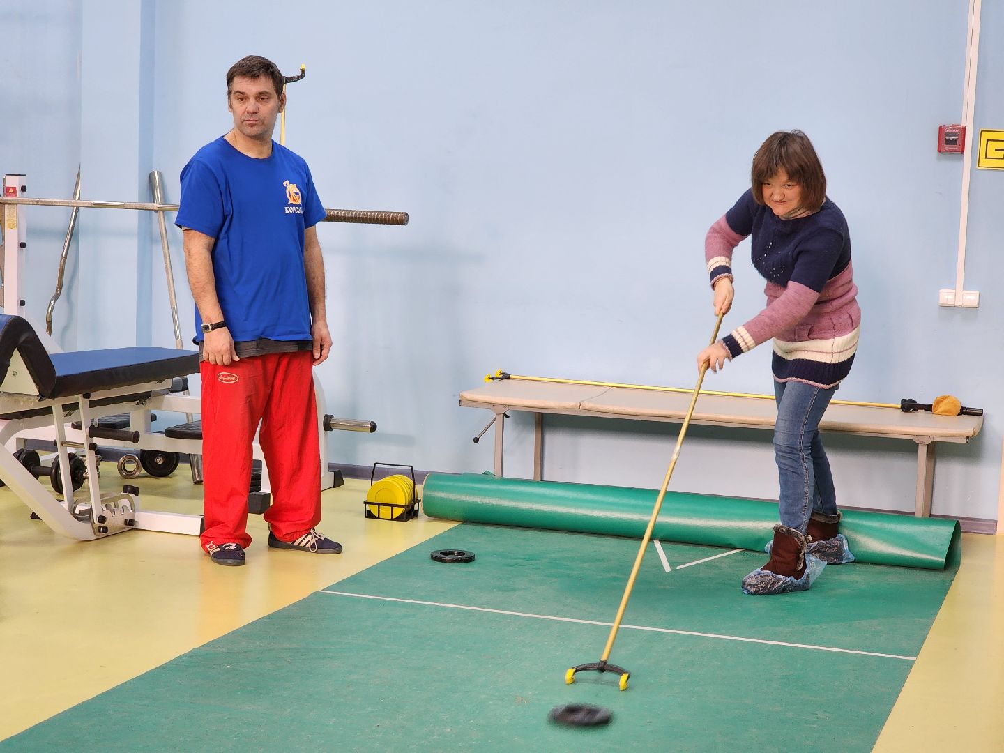 Подольск, лица с ОВЗ, шаффлборд, спорт,