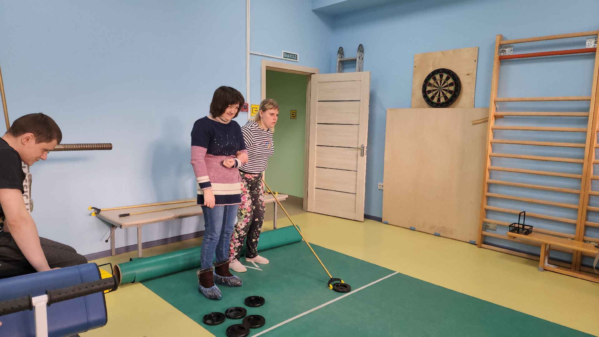 Подольск, лица с ОВЗ, шаффлборд, спорт,