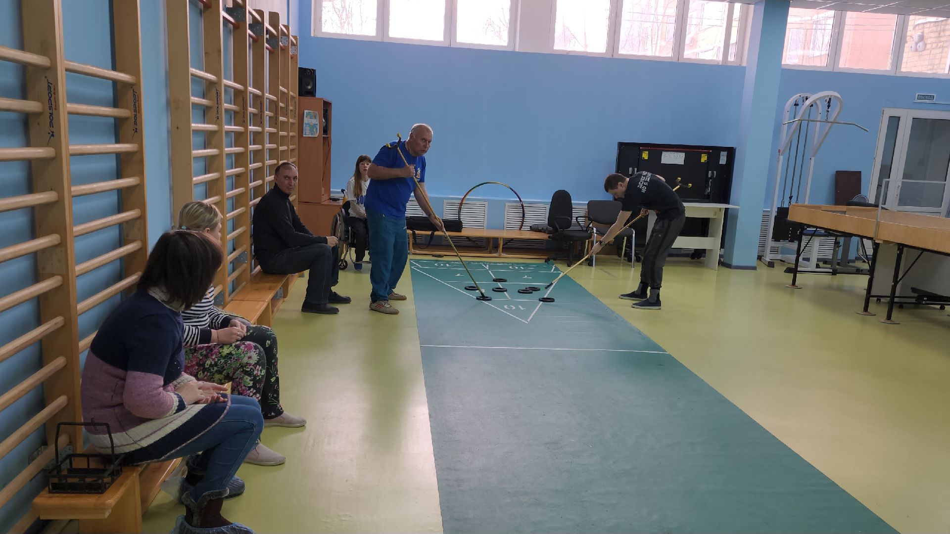 Подольск, лица с ОВЗ, шаффлборд, спорт,