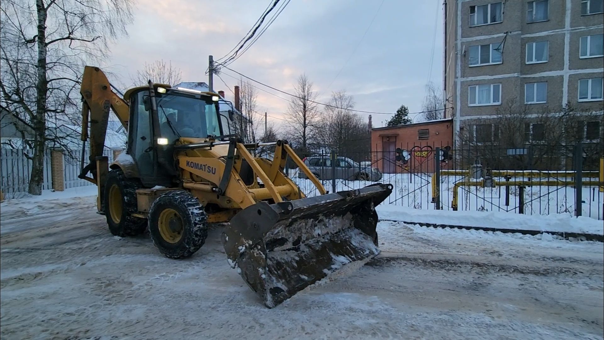 подольск, снег, уборка,