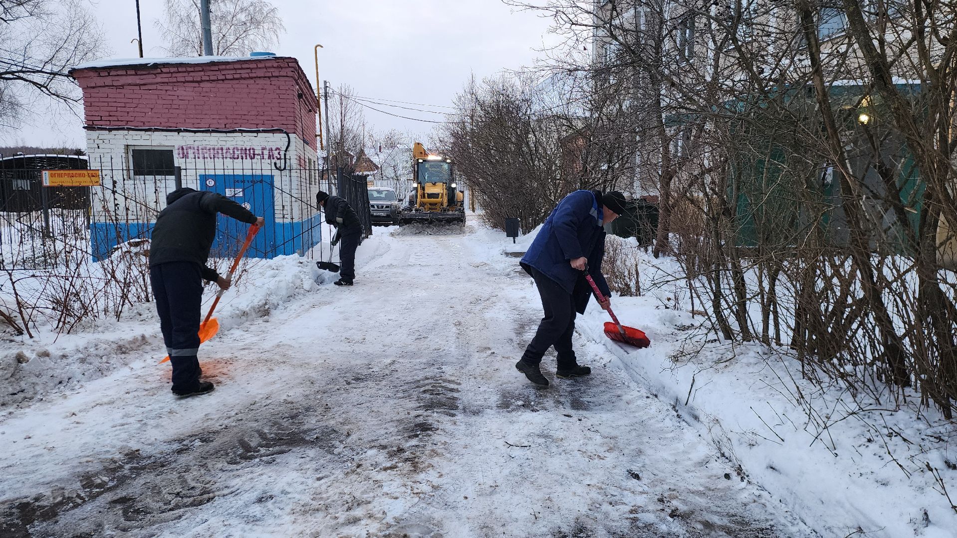 подольск, снег, уборка,
