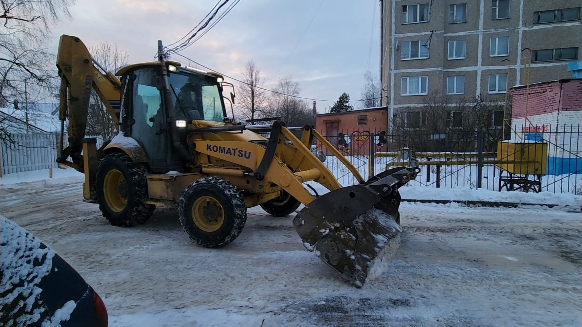 подольск, снег, уборка,