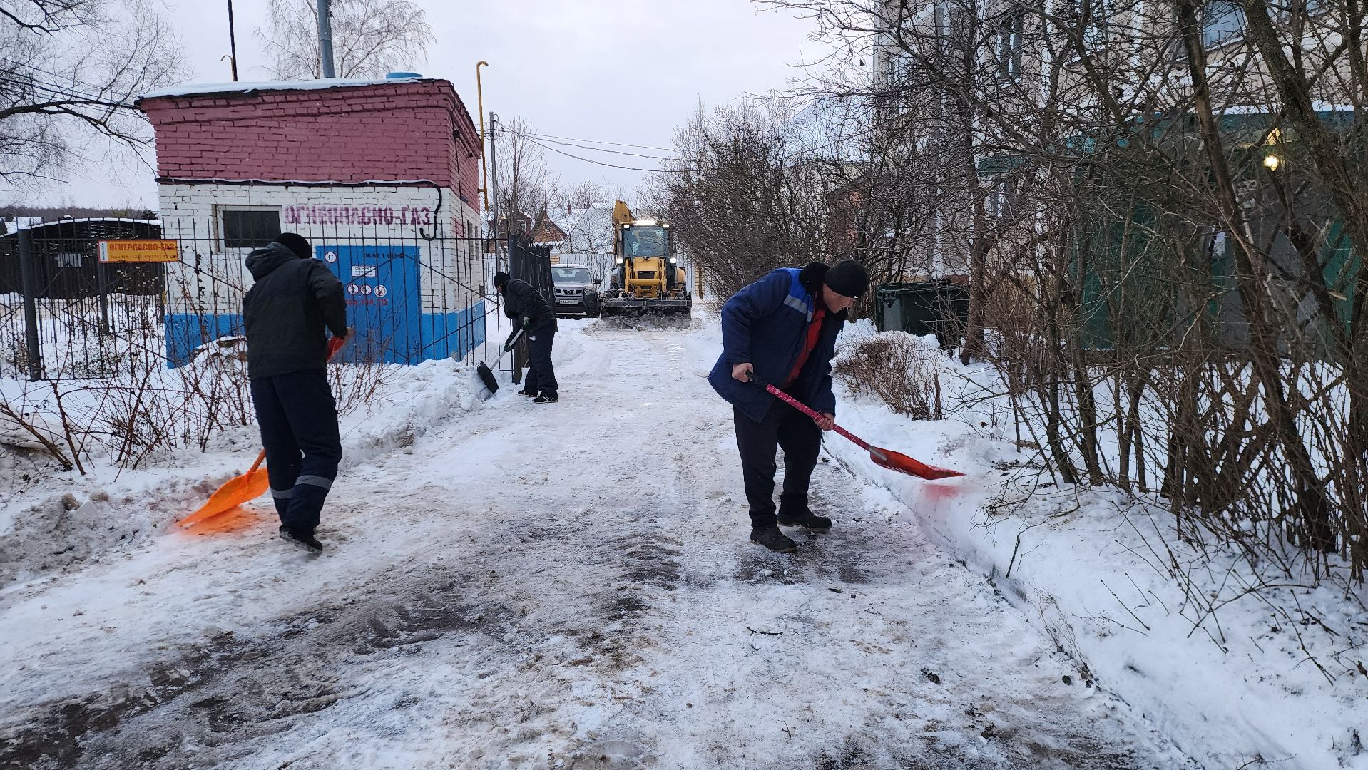 подольск, снег, уборка,