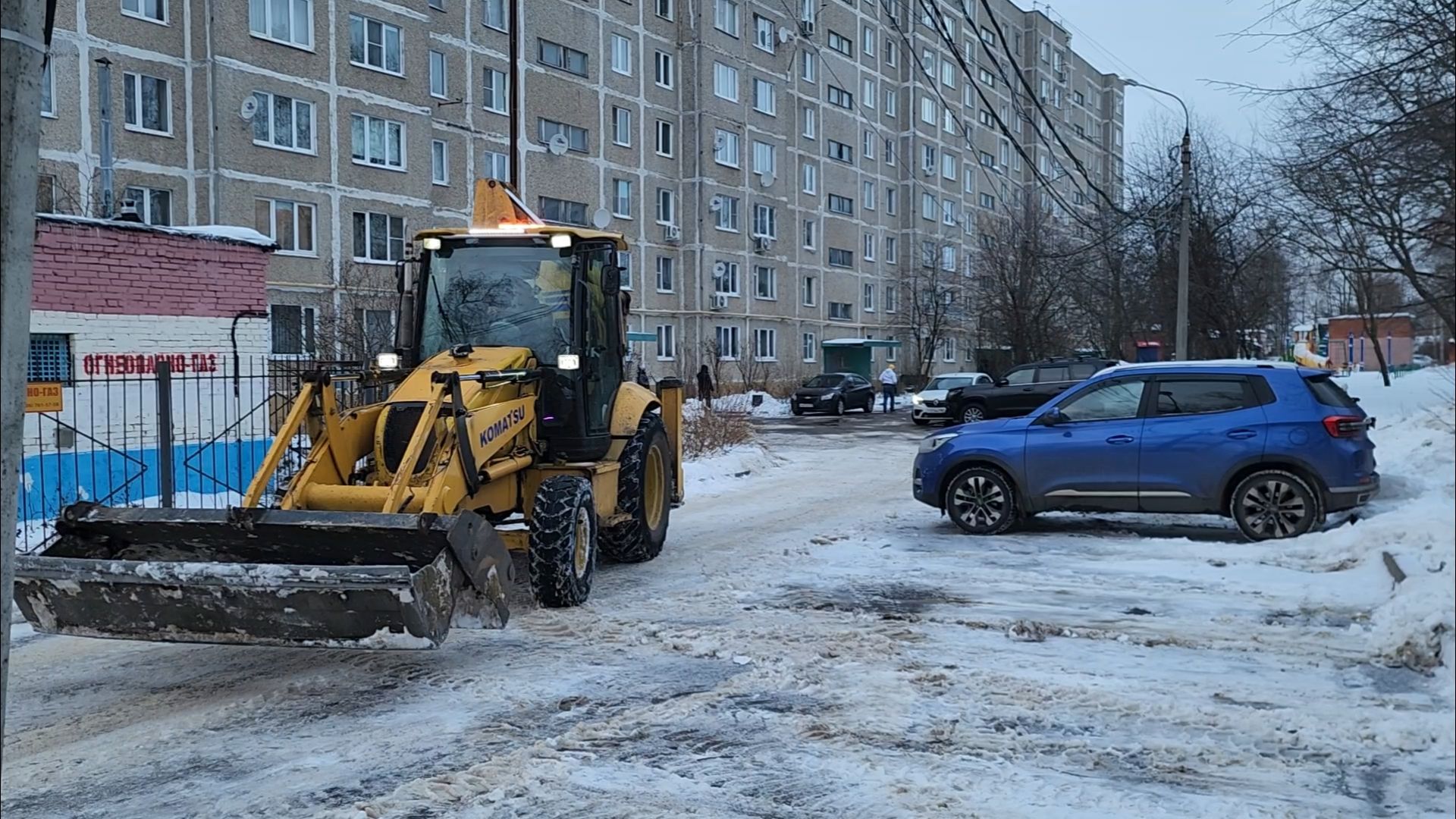 подольск, снег, уборка,