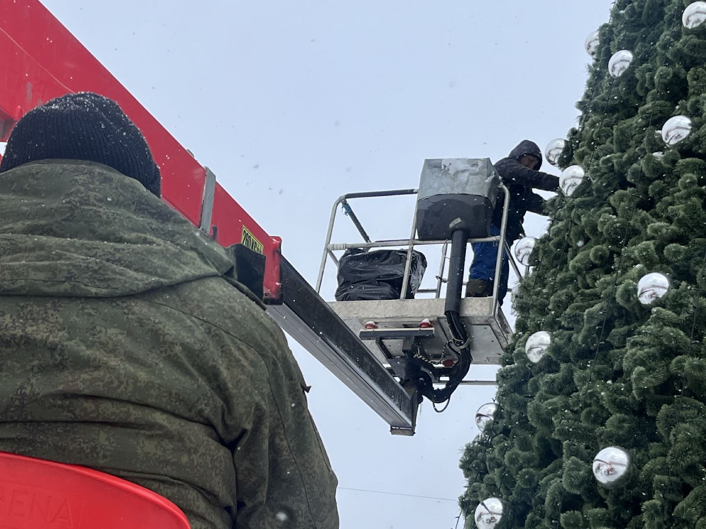 наро-фоминск, ёлка, Новый год, новогодние украшения,зима в подмосковье,